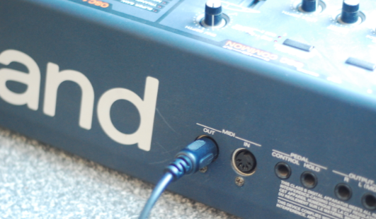 MIDI connection example from the original article